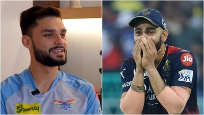 Naveen-ul-Haq; Virat Kohli (LSG/IPL) Naveen-ul-Haq; Virat Kohli (LSG/IPL)