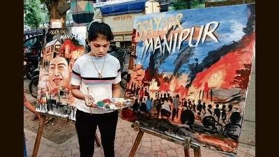In addition to the 142 who were brought back safely, 11 students returned to the state on their own. The remaining five refused to come back from Manipur (HT PHOTO) In addition to the 142 who were brought back safely, 11 students returned to the state on their own. The remaining five refused to come back from Manipur (HT PHOTO)