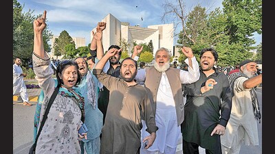 It is unlikely that the army leadership will let Khan return to power (AP)