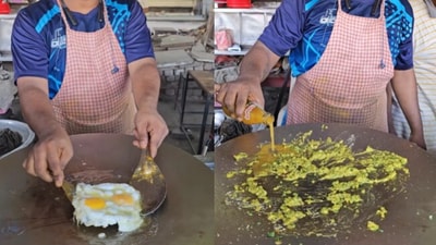 Mango omelette that has left many unhappy. (Instagram/@thegreatindianfoodie)