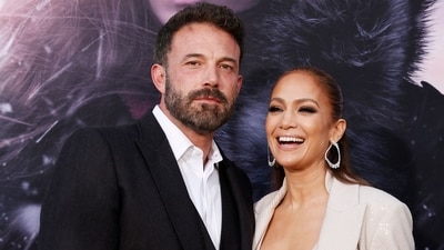 Actress/singer Jennifer Lopez and actor Ben Affleck arrive for the premiere of 'The Mother' at the Westwood Regency Village Theater in Los Angeles, California. (AFP) Actress/singer Jennifer Lopez and actor Ben Affleck arrive for the premiere of 'The Mother' at the Westwood Regency Village Theater in Los Angeles, California. (AFP)