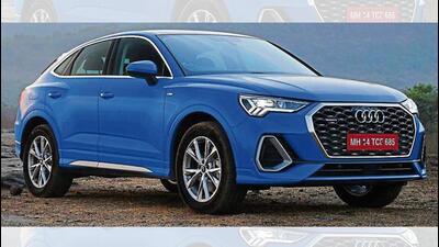 The Q3 Sportback has style, and comes in an exclusive shade of blue, but the sharply sloping roof ends up eating into a fair bit of headroom. The Q3 Sportback has style, and comes in an exclusive shade of blue, but the sharply sloping roof ends up eating into a fair bit of headroom.