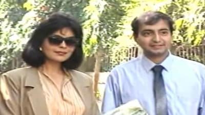 Zeenat Aman and Viveck Vaswani in a still from the 1989 film Gawaahi. Zeenat Aman and Viveck Vaswani in a still from the 1989 film Gawaahi.
