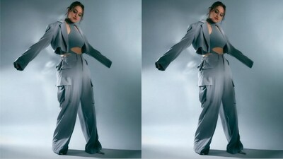Sonakshi Sinha was dressed in a co-ordinated ensemble from the fashion label Deme, which came with a notable price tag of <span class='webrupee'>₹</span>30,500. While her styling was done by Mohit Rai. (Instagram/@aslisona) Sonakshi Sinha was dressed in a co-ordinated ensemble from the fashion label Deme, which came with a notable price tag of <span class='webrupee'>₹</span>30,500. While her styling was done by Mohit Rai. (Instagram/@aslisona)