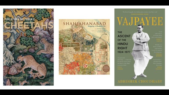 This week’s pick of interesting reads includes a lavish tome on a pre-1857 map of Shahjahanabad, a book that traces the cheetah’s journey in India, and a biography of AB Vajpayee. (HT Team)
