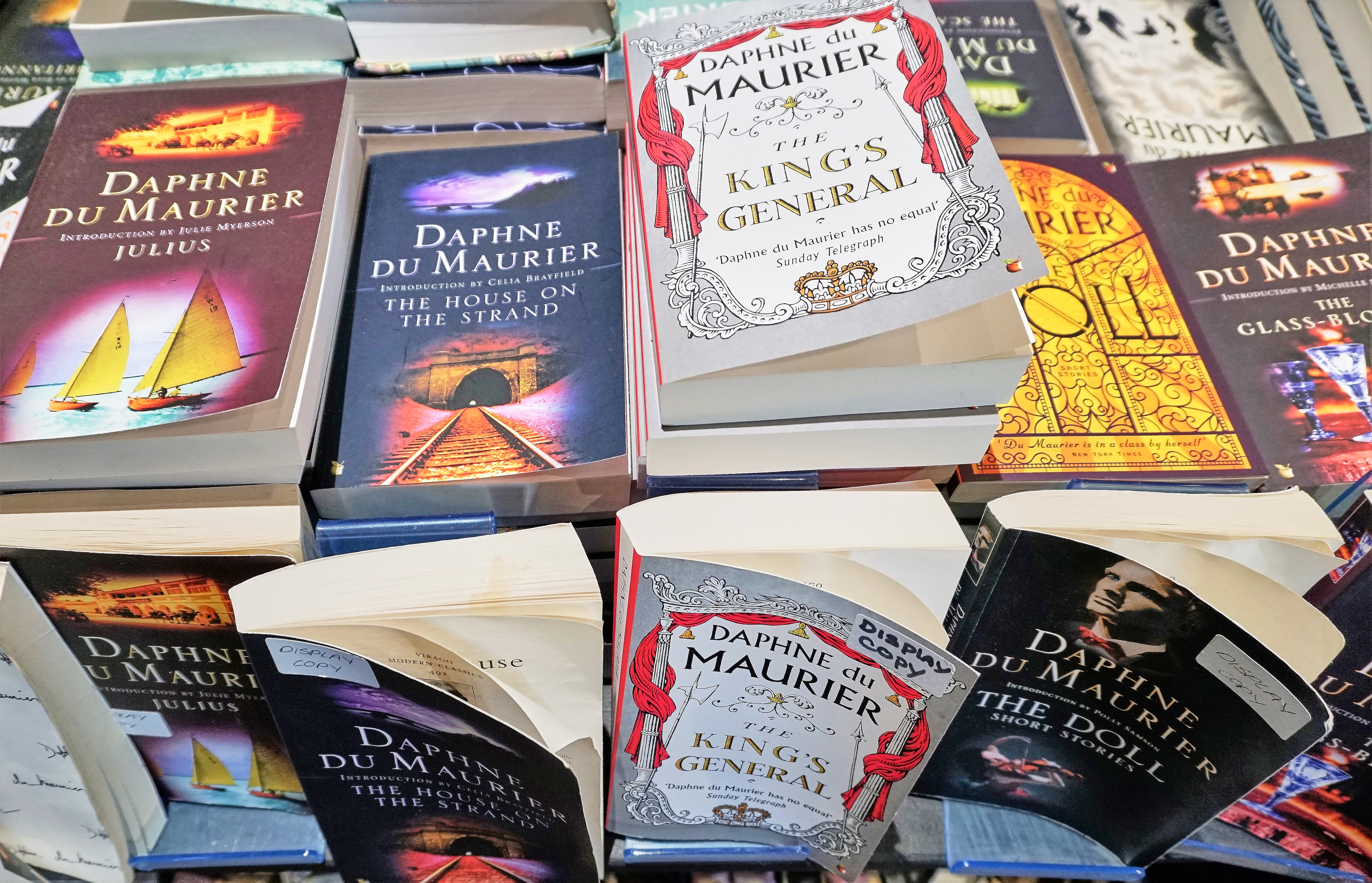 Books by Daphne du Maurier (Shutterstock) Books by Daphne du Maurier (Shutterstock)
