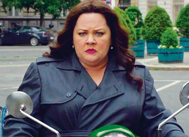 Melissa McCarthy in Spy.