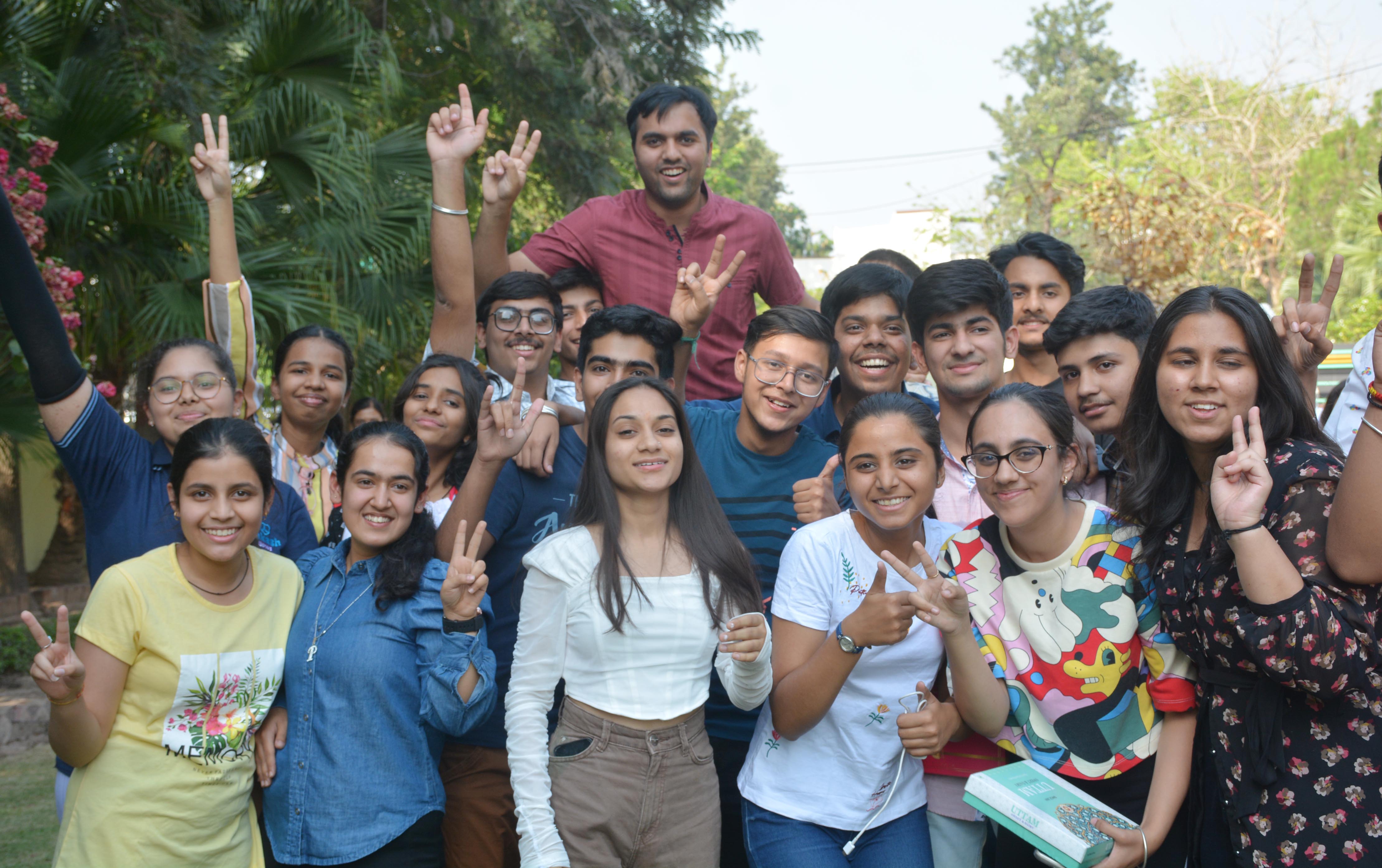 Kabir Sandhu scored 99.4% in non-medical, highest in the tricity. (Sant Arora/HT) Kabir Sandhu scored 99.4% in non-medical, highest in the tricity. (Sant Arora/HT)