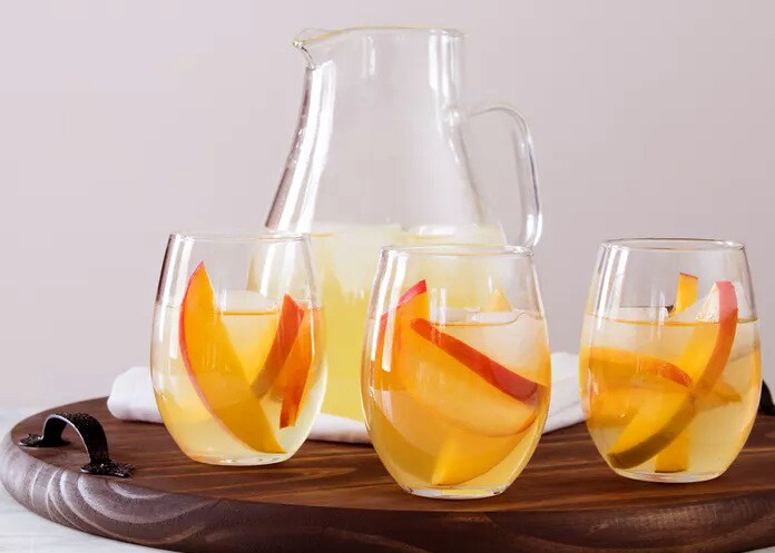 Peach and Mango Sangria Peach and Mango Sangria