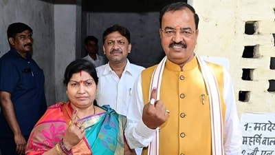 "The counting of votes for the municipal elections will be held on Saturday. In this regard, elaborate security arrangements have been made by the Lucknow Police at all the counting centres. Phone or any type of weapon is not allowed to be taken to the counting centre by the counting agent and the candidate. Liquor shops will remain closed tomorrow," said Aparna Rajat Kaushik, DCP Central Lucknow. (ANI) "The counting of votes for the municipal elections will be held on Saturday. In this regard, elaborate security arrangements have been made by the Lucknow Police at all the counting centres. Phone or any type of weapon is not allowed to be taken to the counting centre by the counting agent and the candidate. Liquor shops will remain closed tomorrow," said Aparna Rajat Kaushik, DCP Central Lucknow. (ANI)