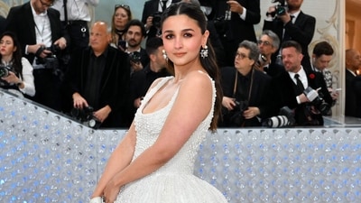 Alia Bhatt at the Met Gala event this year. Alia Bhatt at the Met Gala event this year.