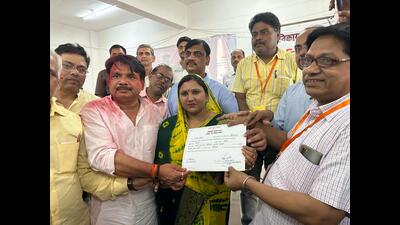 BJP’s Rashmi Singh (HT Photo) BJP’s Rashmi Singh (HT Photo)