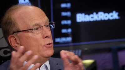 Larry Fink, Chairman and CEO of BlackRock. (REUTERS)