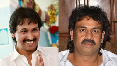 Kumar Bangarappa (left) and Madhu Bangarappa (right) (Twitter) Kumar Bangarappa (left) and Madhu Bangarappa (right) (Twitter)