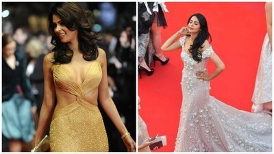 Mallika Sherawat at Cannes Film Festival over the years (File Photos: AP and AFP) Mallika Sherawat at Cannes Film Festival over the years (File Photos: AP and AFP)