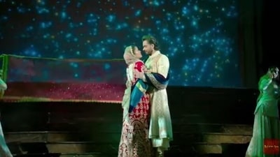 A scene from Mughal-E-Azam: The Musical.