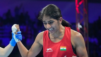 New Delhi: India's Nitu Ghanghas reacts (PTI) New Delhi: India's Nitu Ghanghas reacts (PTI)