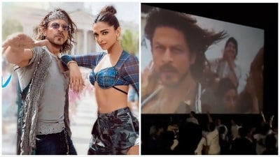 Shah Rukh Khan and Deepika Padukone's Pathaan was released in Bangladesh on Friday. Shah Rukh Khan and Deepika Padukone's Pathaan was released in Bangladesh on Friday.