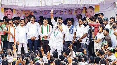 The Congress has attributed the shift in Vokkaliga votes to its leader from the community, DK Shivakumar. (ANI) The Congress has attributed the shift in Vokkaliga votes to its leader from the community, DK Shivakumar. (ANI)