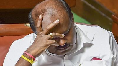 The two governments led by HD Kumaraswamy collapsed under the weight of their internal contradictions (PTI fILE pHOTO)