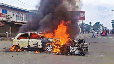 An exchange of fire between Manipur Commandos and militants was also reported in the state leaving six of the Commandos injured and one dead. (File) An exchange of fire between Manipur Commandos and militants was also reported in the state leaving six of the Commandos injured and one dead. (File)