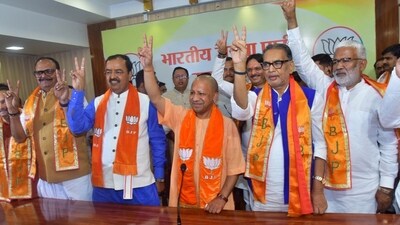 "Many congratulations to all the workers and candidates of @BJP4UP for this grand victory in the civic elections. This success expresses the support of people for the unprecedented development taking place in the state under the leadership of @myogiadityanathji, Prime Minister Narendra Modi wrote on Twitter. (HT Photo/Deepak Gupta) "Many congratulations to all the workers and candidates of @BJP4UP for this grand victory in the civic elections. This success expresses the support of people for the unprecedented development taking place in the state under the leadership of @myogiadityanathji, Prime Minister Narendra Modi wrote on Twitter. (HT Photo/Deepak Gupta)