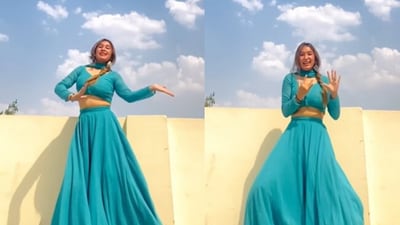 Woman dancing to Radha. (Instagram/@KiranRana) Woman dancing to Radha. (Instagram/@KiranRana)