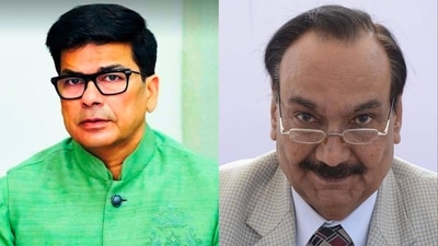 BJP's Umesh Gautam and SP-backed independent candidate IS Tomar. (sourced) BJP's Umesh Gautam and SP-backed independent candidate IS Tomar. (sourced)