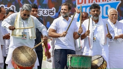 Rahul Gandhi during the ‘Bharat Jodo Yatra’ in Karnataka (PTI file) Rahul Gandhi during the ‘Bharat Jodo Yatra’ in Karnataka (PTI file)