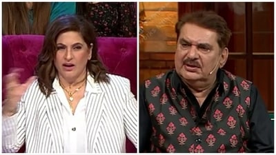 Archana Puran Singh will be seen asking Raza Murad a question on The Kapil Sharma Show. Archana Puran Singh will be seen asking Raza Murad a question on The Kapil Sharma Show.