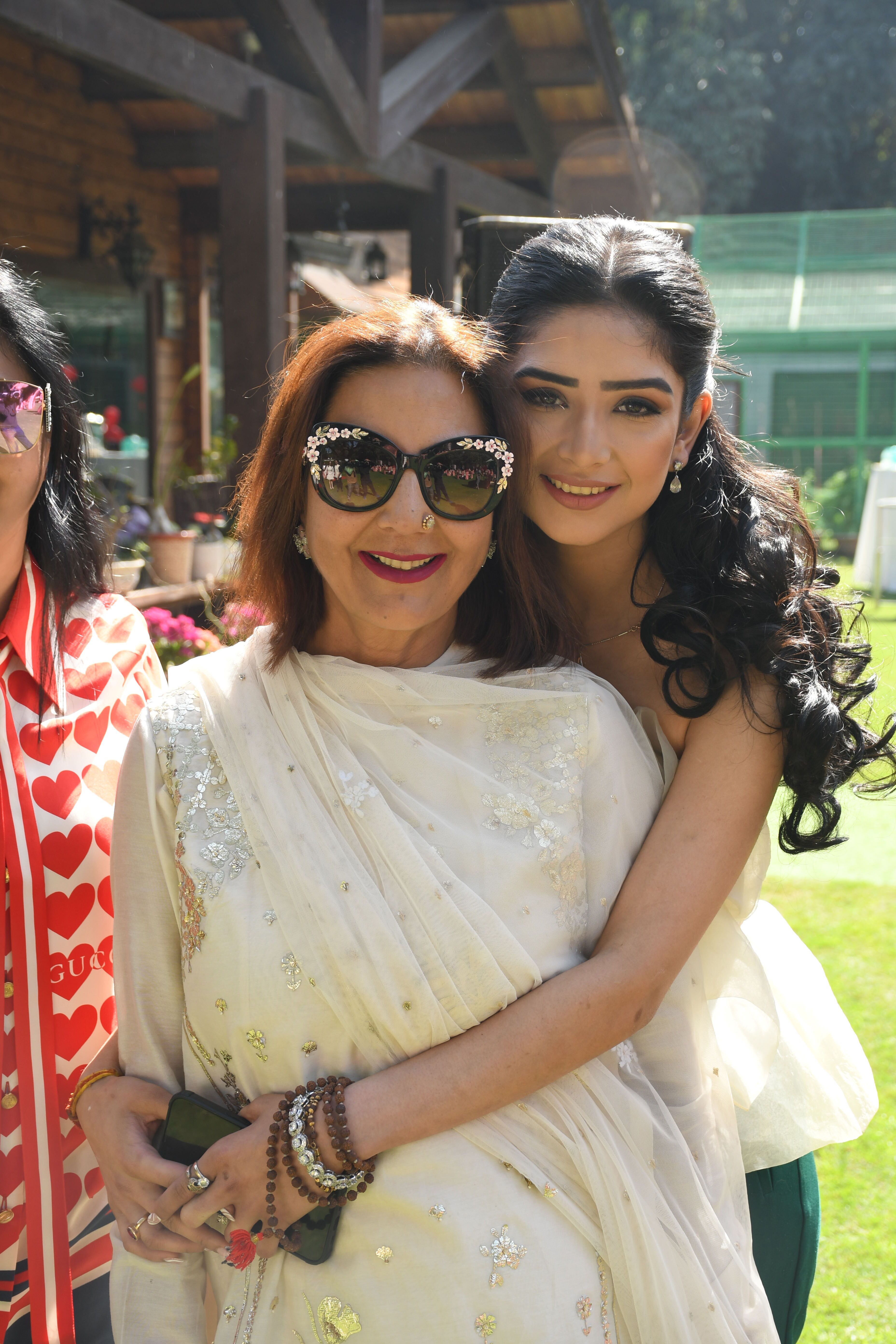 Atisha Pratap Singh with Neelam Pratap Rudy