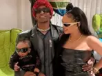 Rihanna and A$AP Rocky with their son