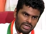 Tamil Nadu BJP chief K Annamalai