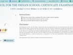ICSE, ISC results 2023 live updates