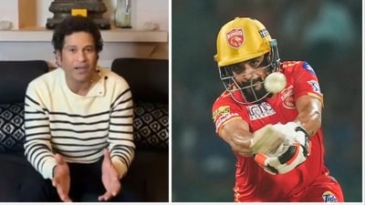 Sachin Tendulkar reflected on the batting performance of Prabhsimran Singh during IPL 2020 (PTI-Twitter) Sachin Tendulkar reflected on the batting performance of Prabhsimran Singh during IPL 2020 (PTI-Twitter)