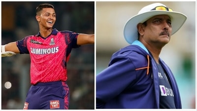 Ravi Shastri has issued a massive statement on RR opener Yashasvi Jaiswal (PTI-Getty Images) Ravi Shastri has issued a massive statement on RR opener Yashasvi Jaiswal (PTI-Getty Images)