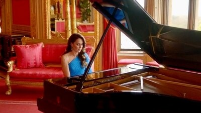 Kate Middleton: Kate Middleton plays the piano at  Eurovision Song Contest 2023.