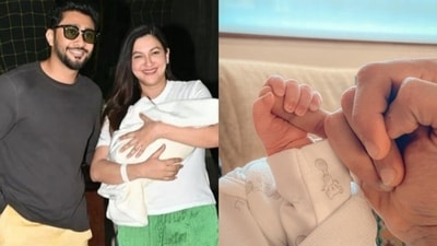 Zaid Darbar shares the first picture of his and Gauahar Khan's newborn son. Zaid Darbar shares the first picture of his and Gauahar Khan's newborn son.