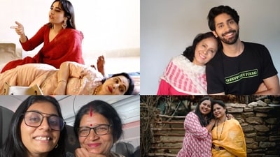 Kusha Kapila, Ankush Bahuguna, Chabi Gupta and Dolly Singh share some candid moments with their mothers. Kusha Kapila, Ankush Bahuguna, Chabi Gupta and Dolly Singh share some candid moments with their mothers.