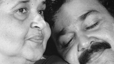 Veteran actor Mohanlal also shared a picture of himself and his mother Santhakumari Nair on Mother's Day. Veteran actor Mohanlal also shared a picture of himself and his mother Santhakumari Nair on Mother's Day. 