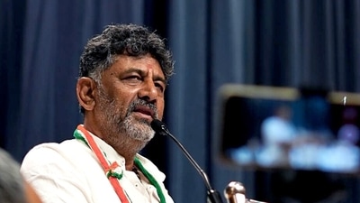 Karnataka Congress president DK Shivakumar.