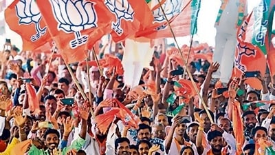The BJP fielded 72 new faces and had to deal with the ire of rebels who were denied tickets (Narendra Modi Twitter) (HT_PRINT)