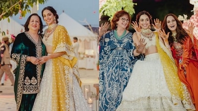 Kiara Advani's Mother's Day post featured photos from her wedding. Kiara Advani's Mother's Day post featured photos from her wedding.