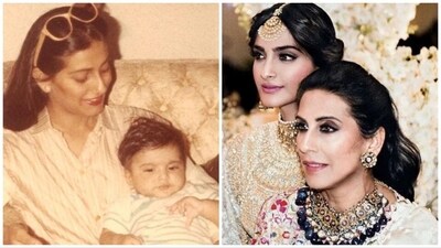 Sonam Kapoor shared a bunch of pictures – old and new – as she wished her mom Sunita Kapoor on the occasion. Sonam Kapoor shared a bunch of pictures – old and new – as she wished her mom Sunita Kapoor on the occasion.