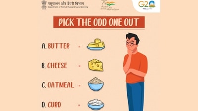Viral Brain Teaser: Can you pick the odd food item? (Twitter/@Dept_of_AHD) Viral Brain Teaser: Can you pick the odd food item? (Twitter/@Dept_of_AHD)