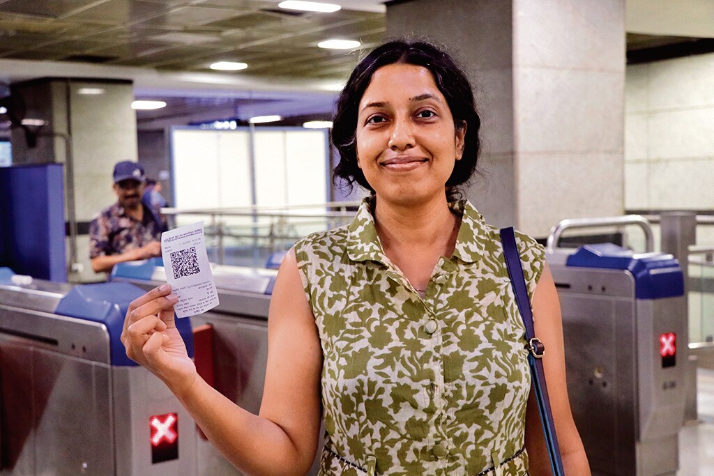 Jhansi Rao, a resident of Indirapuram, feels that going tokenless is a step towards a more hygienic travel in public transport. Jhansi Rao, a resident of Indirapuram, feels that going tokenless is a step towards a more hygienic travel in public transport.