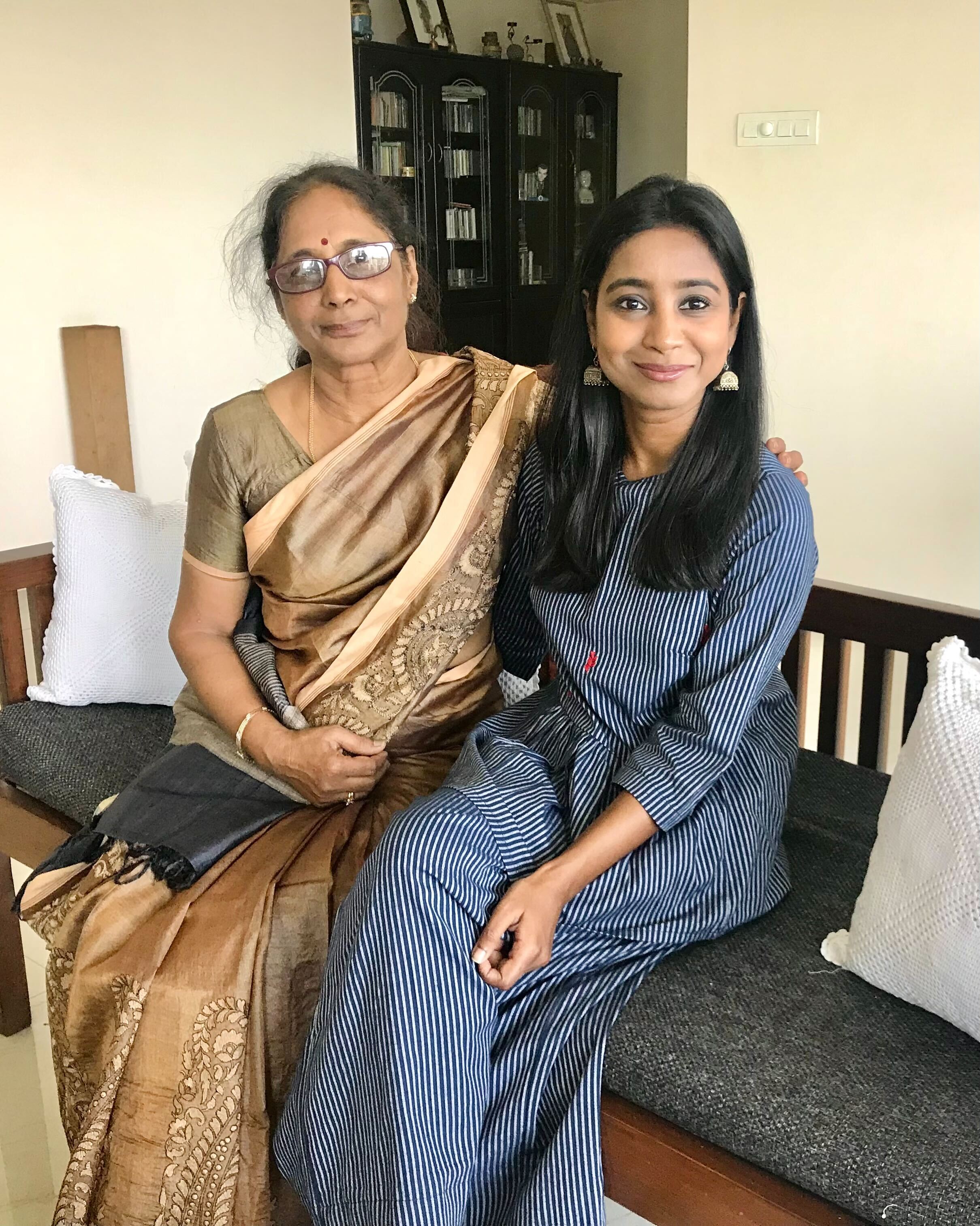 Shilpa Rao with her mum Shilpa Rao with her mum