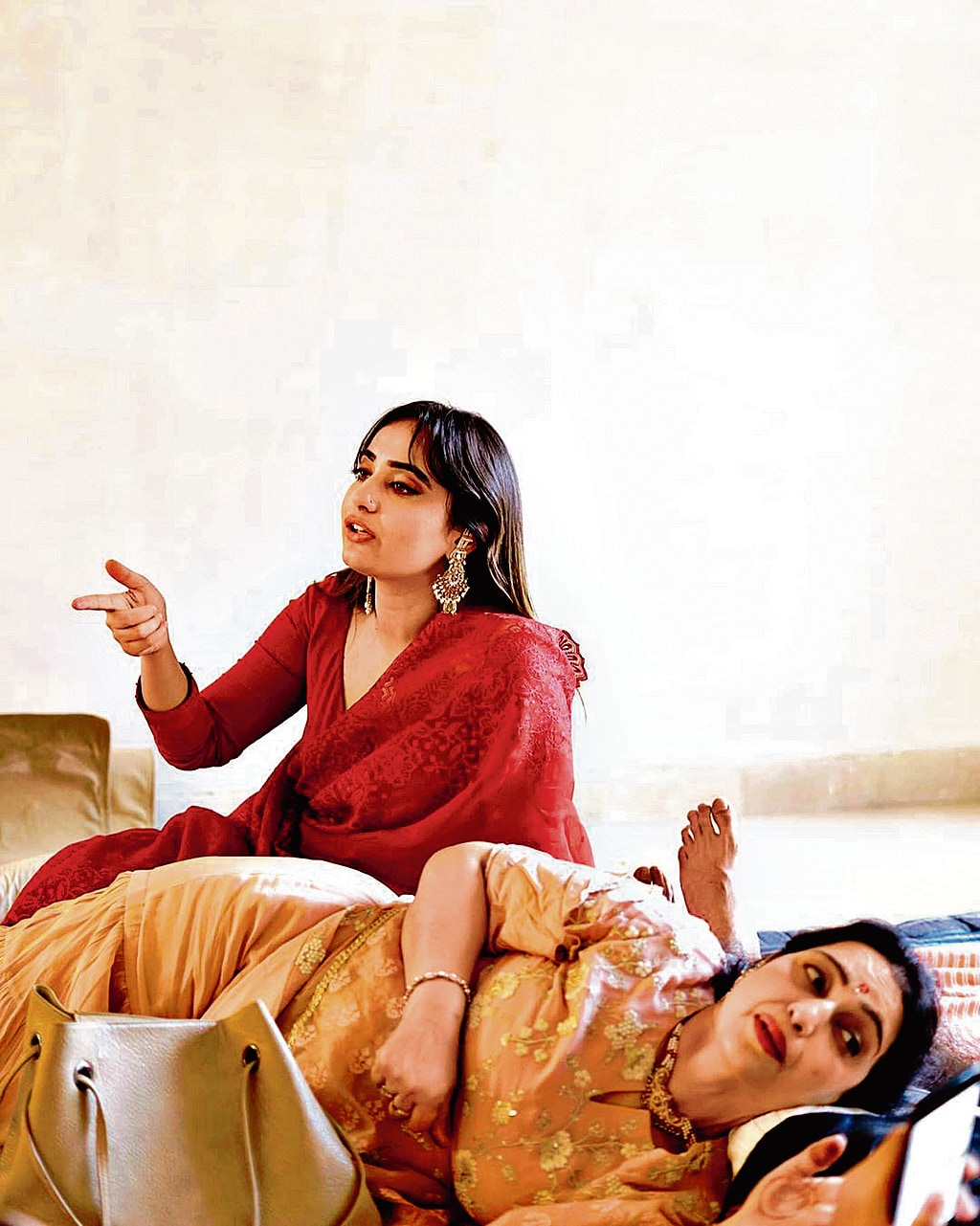 Kusha Kapila feels her mother, Rita Kapila is more animated than her own impressions of her mum in her videos. Kusha Kapila feels her mother, Rita Kapila is more animated than her own impressions of her mum in her videos.