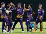 KKR players in action