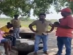 The villagers in Chitradurga refuse to pay electricity bill. 